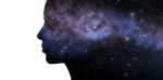 face with stars in brain image