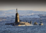 Trident submarine at Faslane