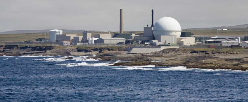 Image of Dounreay - nuclear plant by sea